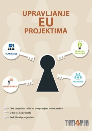 Naslovnica knjige UPRAVLJANJE EU PROJEKTIMA - Božana Bešlić, Matilda Copić, Kristina Kosor